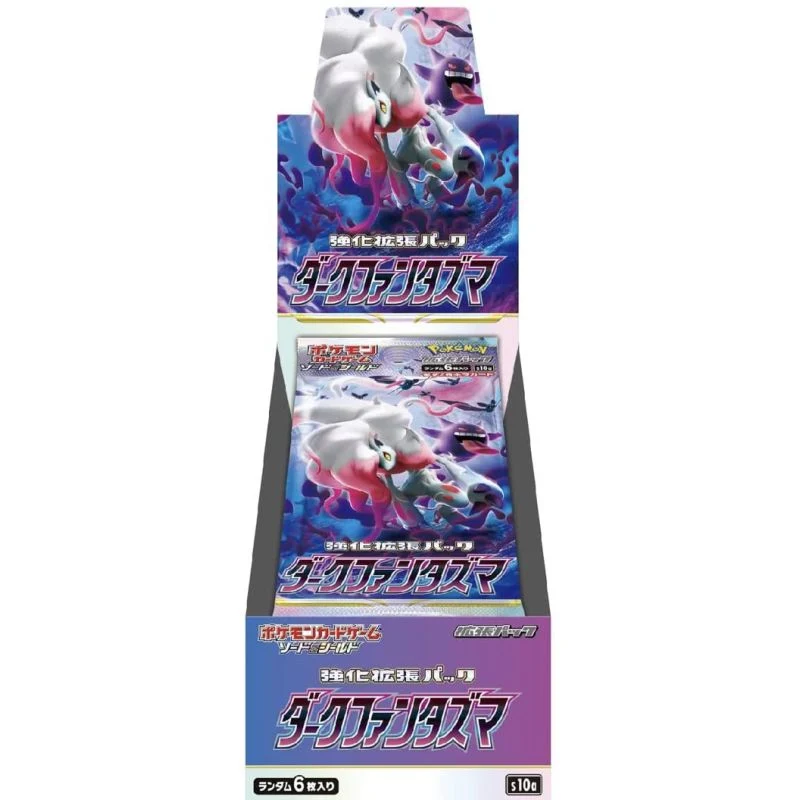 Pokemon Sword & Shield: Dark Phantasma Booster Box Display (Japansk)