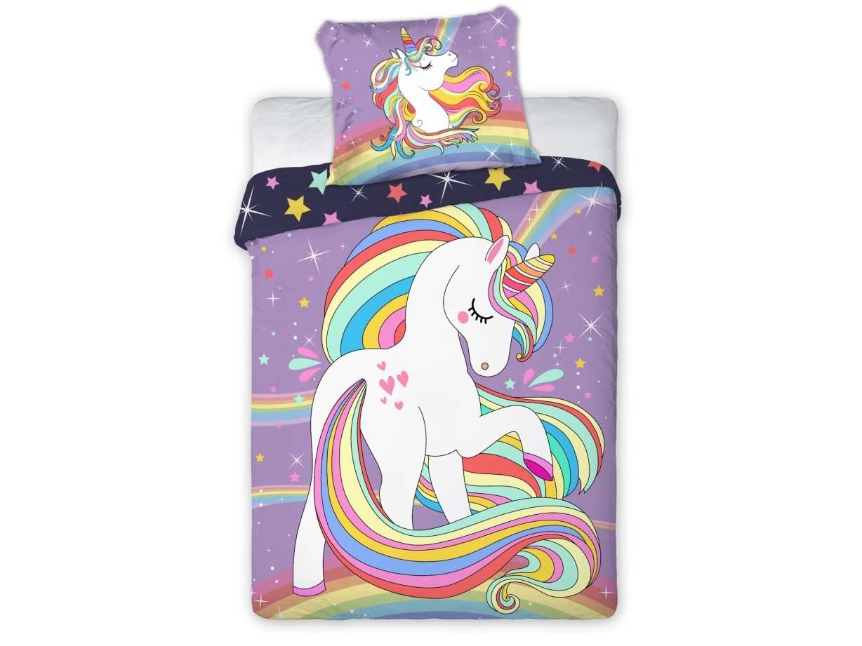 Baby Unicorn Pony Junior sängkläder 100x135 cm - 100% bomull