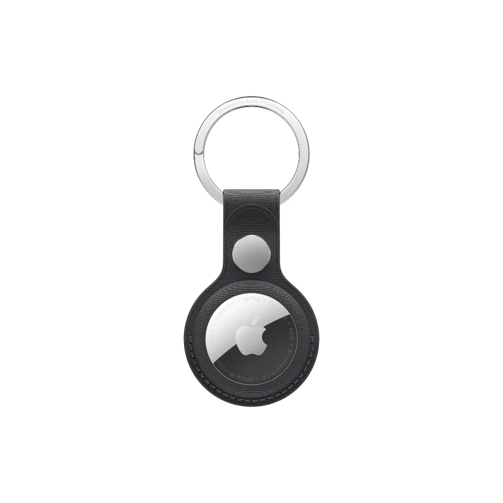 Apple FineWoven nyckelring för Apple AirTag (Svart)