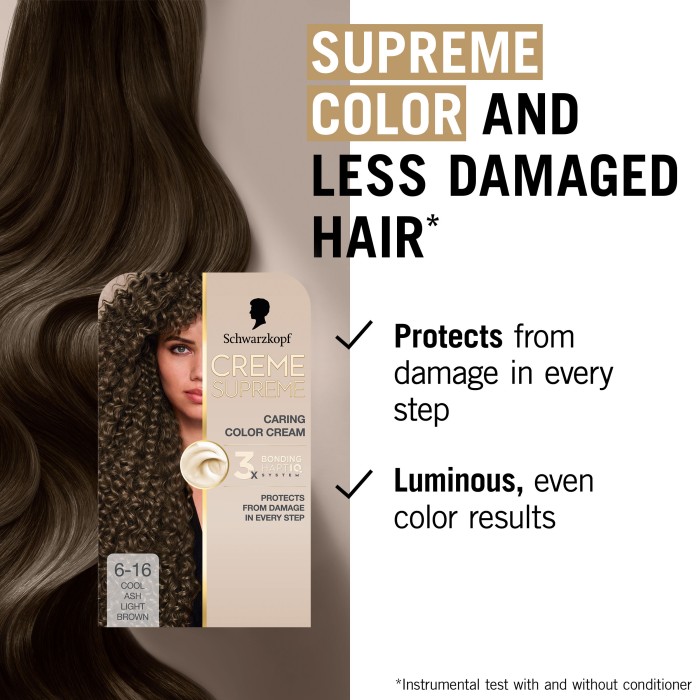 Schwarzkopf Creme Supreme 6-16 Cool Pearly Brown 1 pcs, bild 2