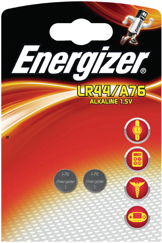 Energizer Alkaliska Batterier LR44 1.5 V 2-Blister
