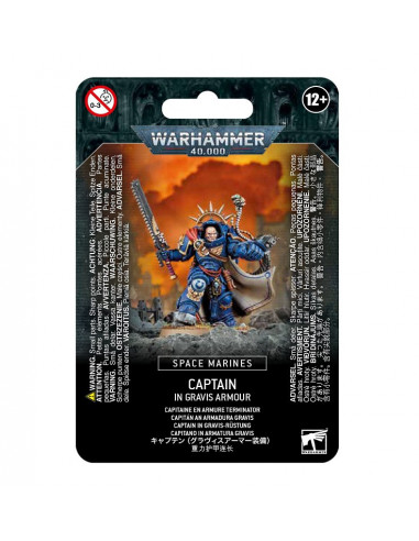 Warhammer 40K Space Marines - Captain In Gravis Armour