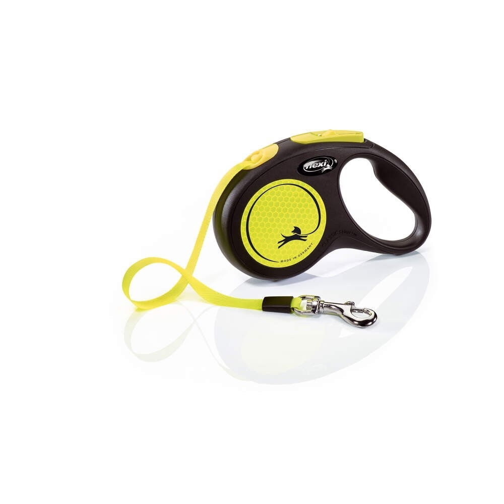 Flexi New Neon Small 5 m Band/15 kg Gul, bild 4