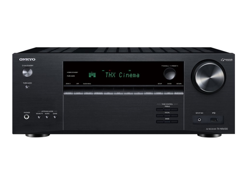 Onkyo TX-NR6100 AV-receiver, svart