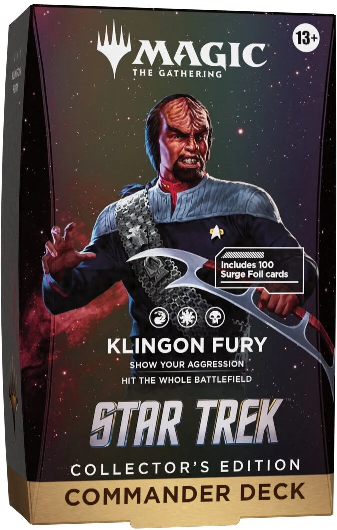 Magic the Gathering: Star Trek Klingon Fury Commander Deck - Collector's Edition