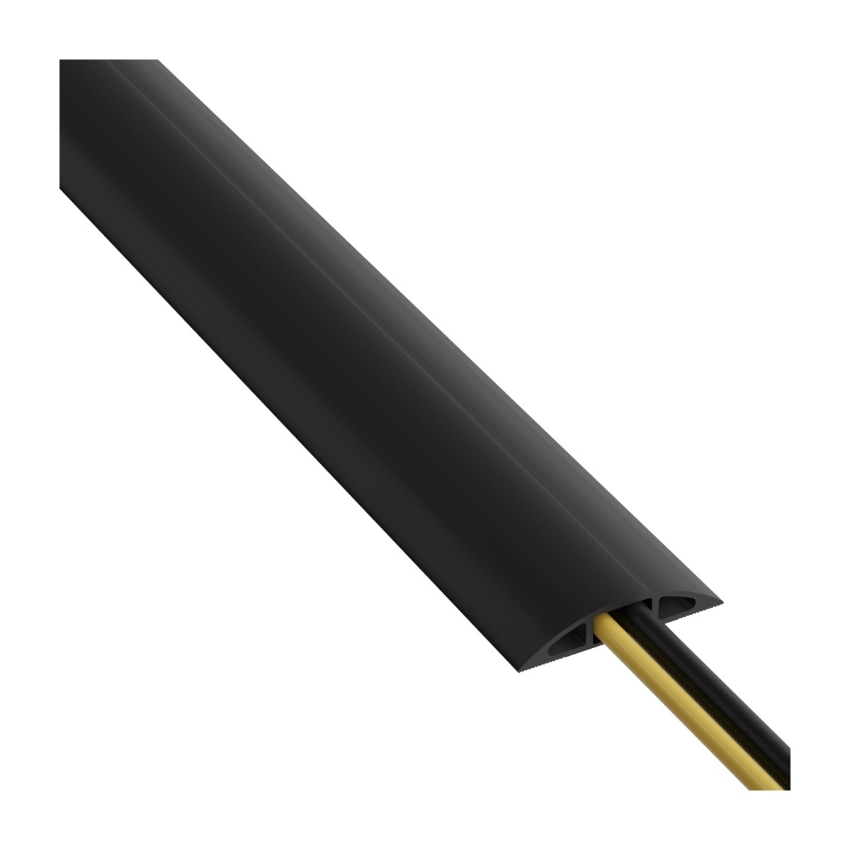 D-Line kabelsamlare för Golv Pvc 1.8M, svart