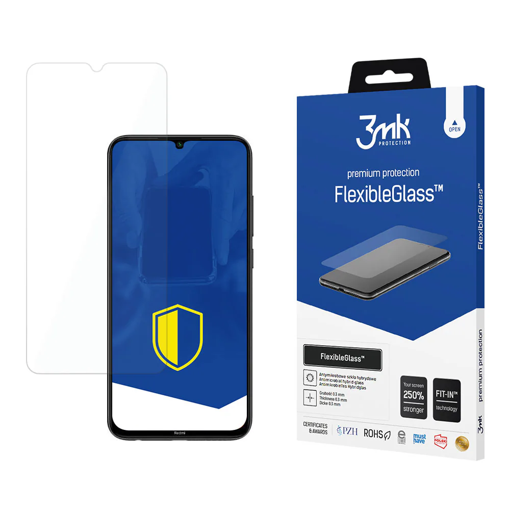 3mk FlexibleGlass™ hybridglas till Xiaomi Redmi Note 8 Pro
