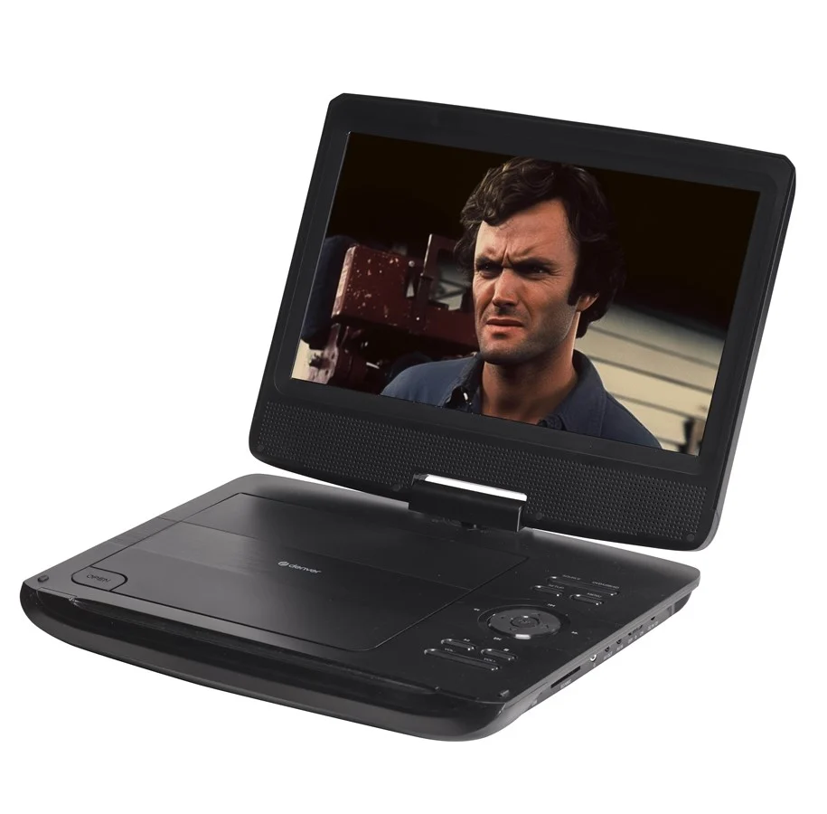 Denver MT-1097 bärbar DVD-spelare 10 1024 x 600 pixlar, svart