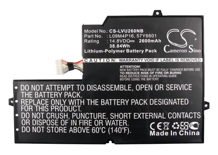 Batteri till Laptop, Bärbar dator för Lenovo IdeaPad U260, IdeaPad U260 0876 m.fl.