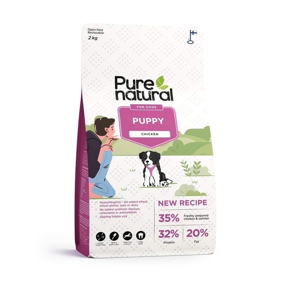 Purenatural Puppy Chicken Torrfoder till Valp 2 kg