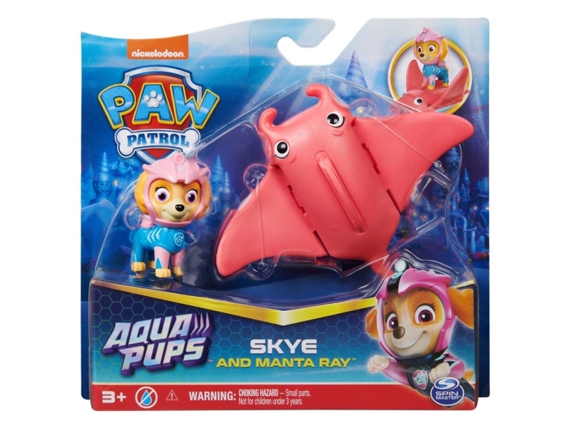 Spin Master PAW Patrol-figurpaket: Skye, Aqua Hero Pups + Manta Ray 6066148