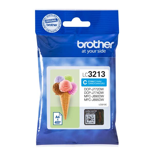 Brother LC-3213C bläckpatroner Original Hög (Xl) Avkastning, cyan, bild 4