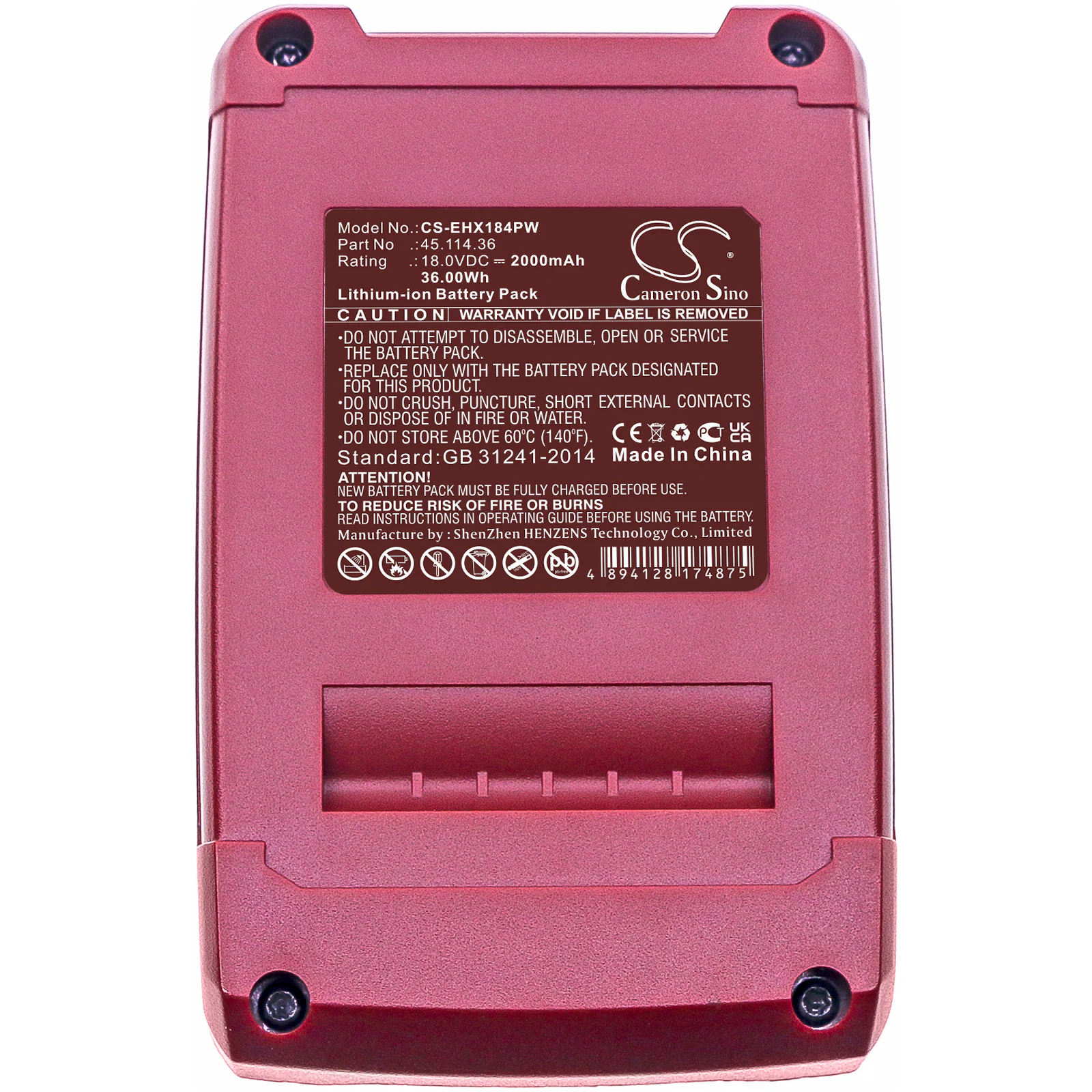 Batteri till Elverktyg för Kraftixx KX-RS 18 Li Solo, KX-AHS 1858 Li Solo m.fl., bild 5