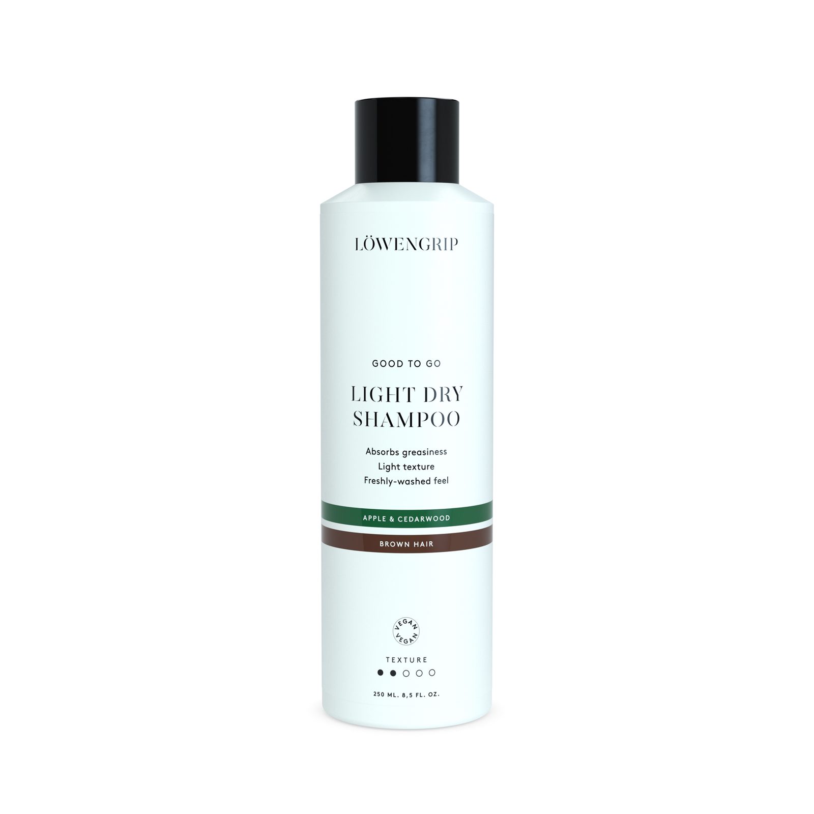Löwengrip Apple & Cedarwood Good To Go Light Dry Shampoo for Brown Hair 250 ml