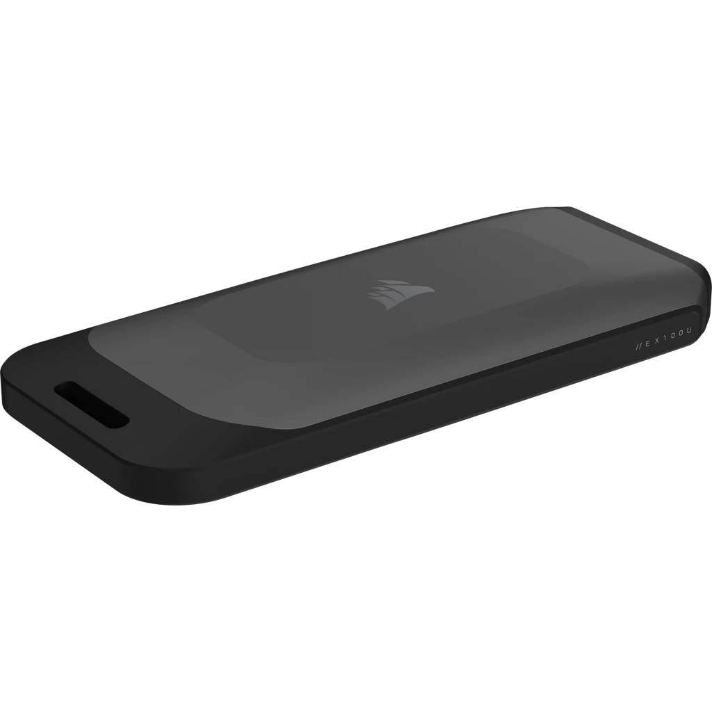 4 TB Corsair EX100U Portable SSD, USB-C 3.2 Gen.2, inkl. kabel till Typ A
