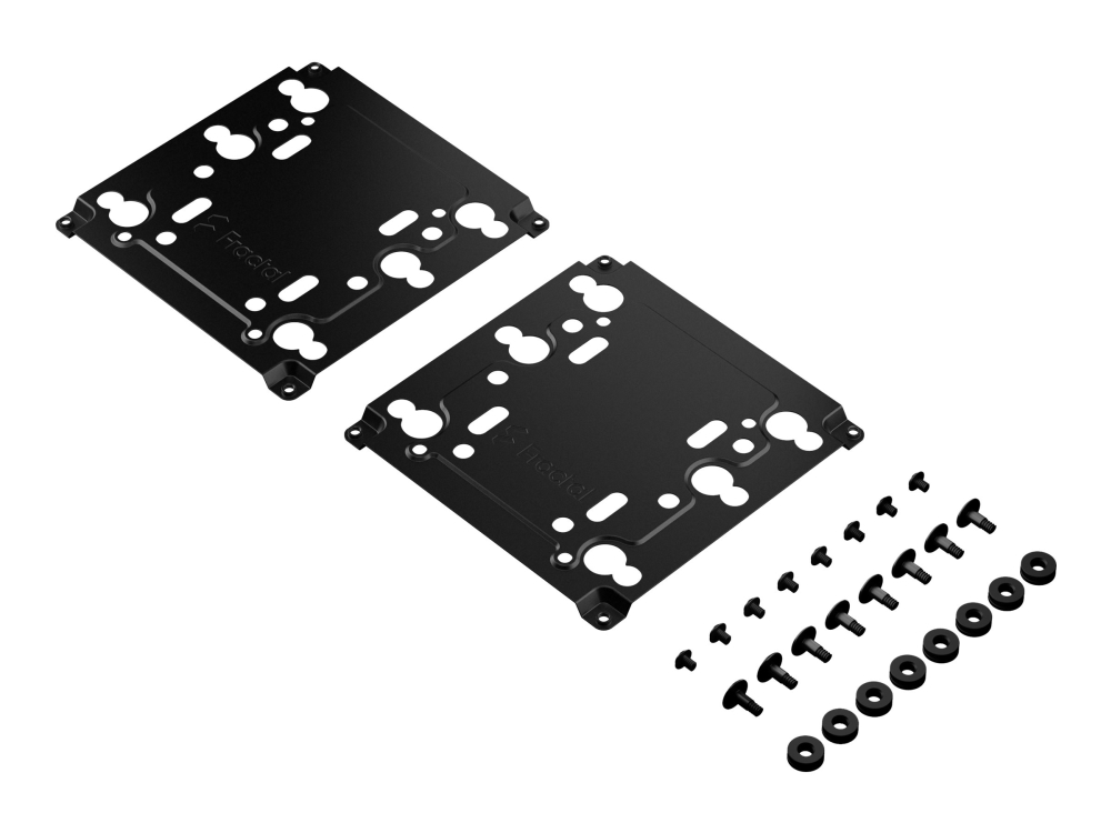 Fractal Design FD-A-BRKT-003, Universal, Monteringsfäste för HDD, Stål, Svart, 2.5,3.5, 120 mm