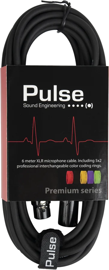 Pulse XLR–XLR 6 m mikrofonkabel