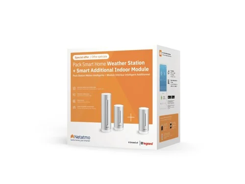 Väderstation Netatmo Smart Home Weather Station + extra inomhusmodul, bild 2
