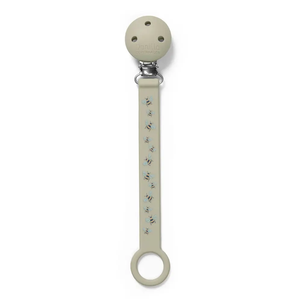 Vanilla Copenhagen - Pacifier Holder - Silicone - Honeybee (PACI5025)