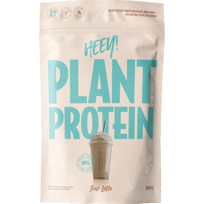 Heey! Veganskt Protein Iced Latte 500 g