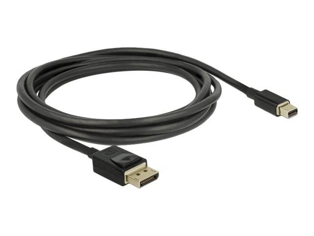 Delock Mini DisplayPort till DisplayPort-kabel 8K @ 60Hz, 2m, bild 2