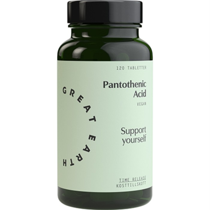 Great Earth Pantothenic Acid 120 pcs