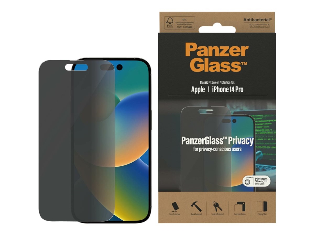 Panzerglass iPhone 14 Pro Privacy Skärmskydd