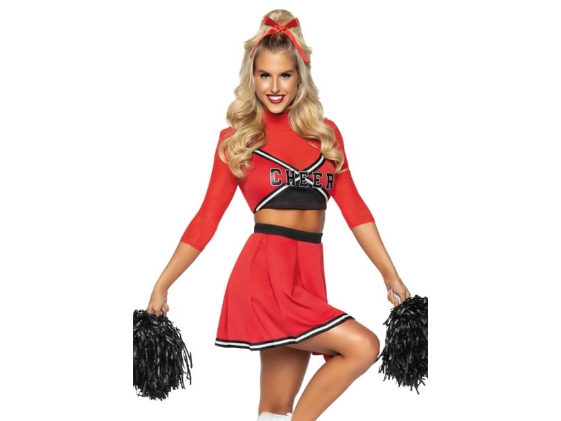 Varsity Cheerleader Babe-kostym