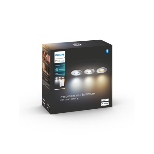 Philips Hue Adore infälld spotlight krom 3x5W