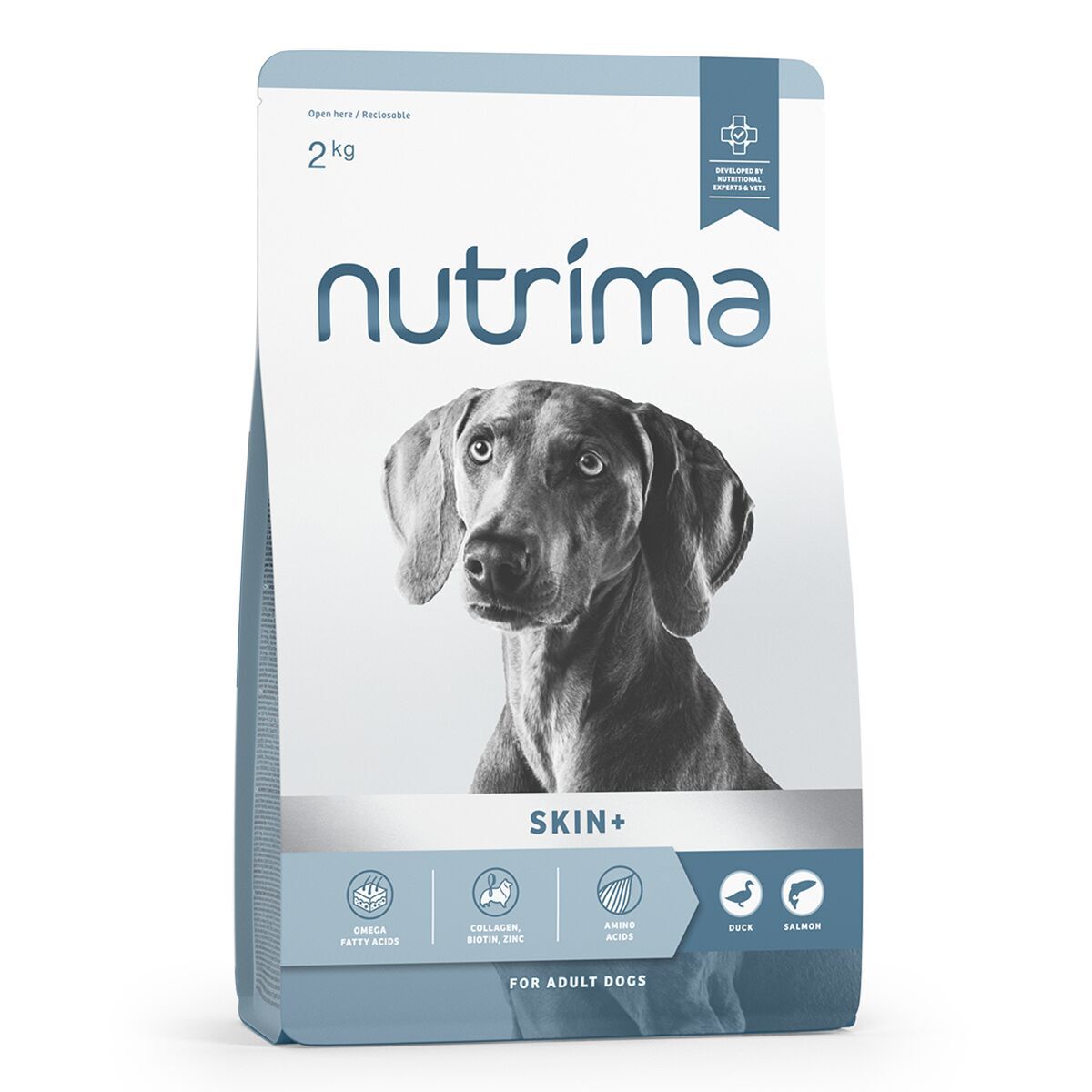 Nutrima Dog Adult Skin+ Duck & Salmon Torrfoder till Hund 2kg