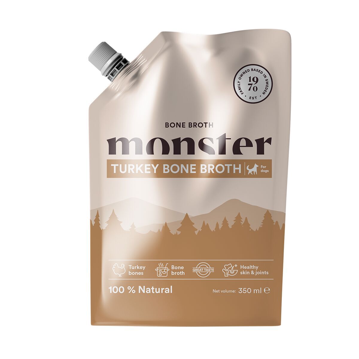 Monster Bone Broth Turkey 350ml