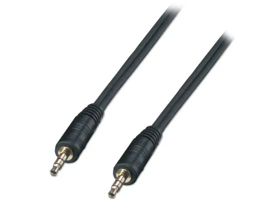 Lindy 35642, 3,5mm, Hanstik, 3,5mm, Hanstik, 2 m, Sort