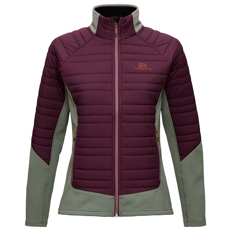 Elevenate W Fusion Stretch Jacket Aubergine Blocked - S