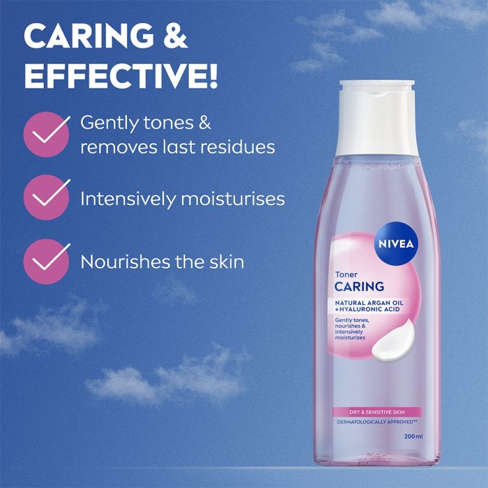 NIVEA Cleansing Caring Toner 200 ml, bild 2
