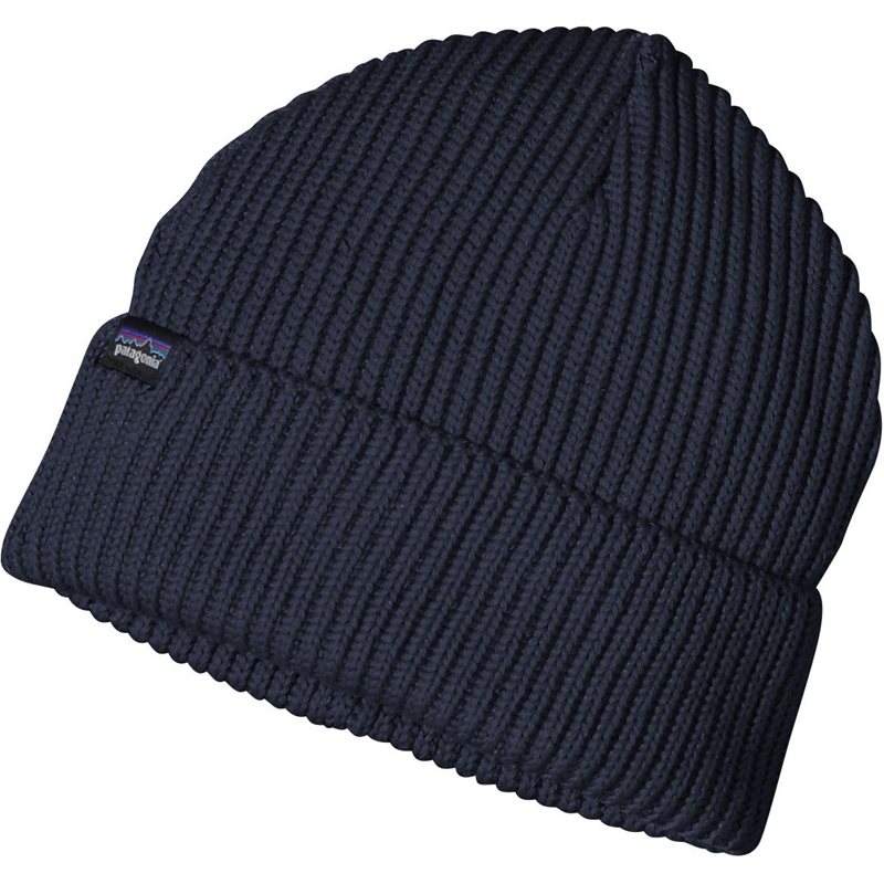 Patagonia Fishermans Rolled Beanie Navy Blue - NoSize