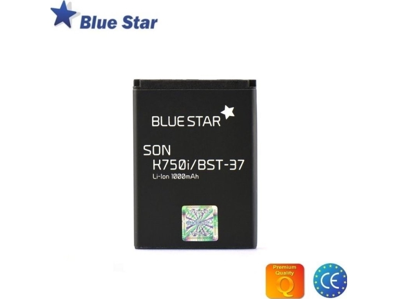Batteri Blue Star till Sony Ericsson K750i W800 W550i Z300 Li-Ion 1000 mAh (BST-37)