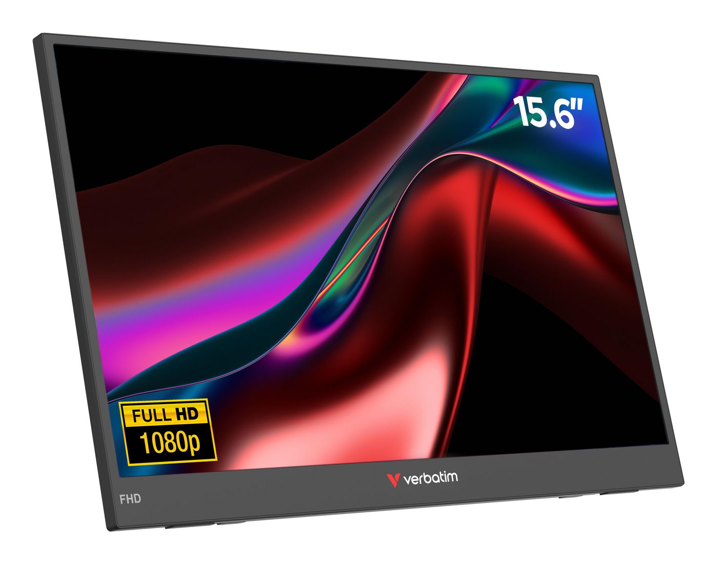 15.6" Verbatim Portable Monitor Light, Full HD IPS 1920x1080, USB-C/MiniHDMI, högtalare, bild 3