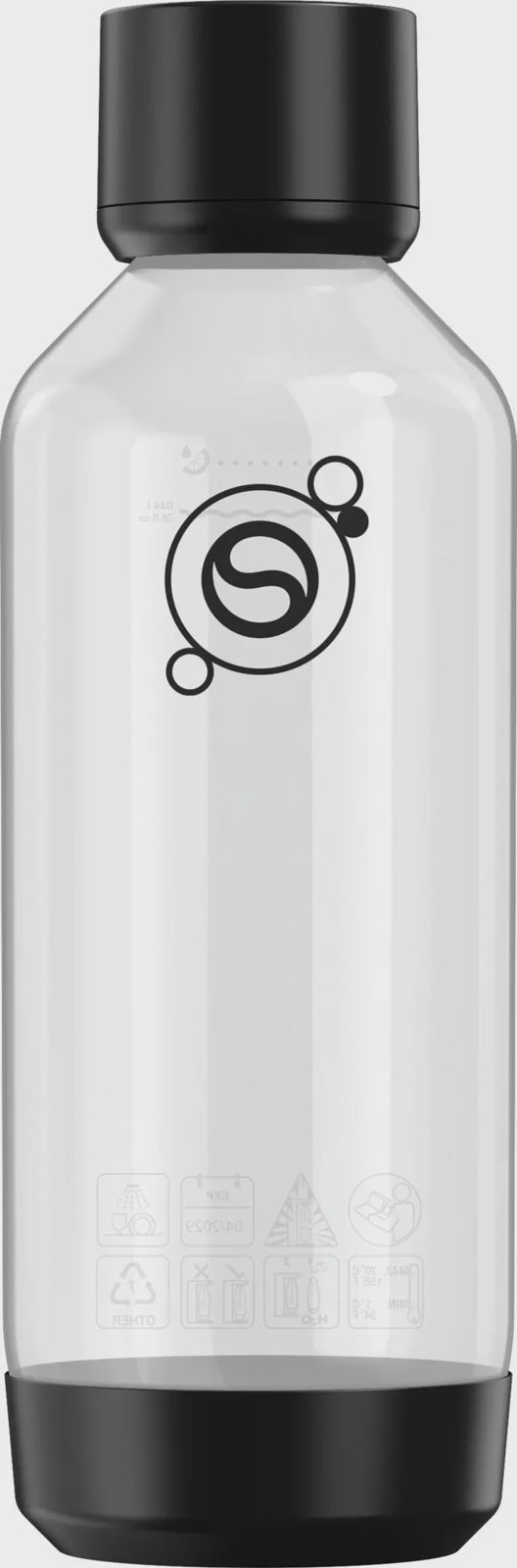 SodaStream Fizz & Refresh flaska för kolsyremaskin 1 L, svart