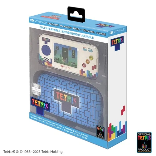 My Arcade Pocket Player Pro + Travel Case Tetris portable game console, bild 2