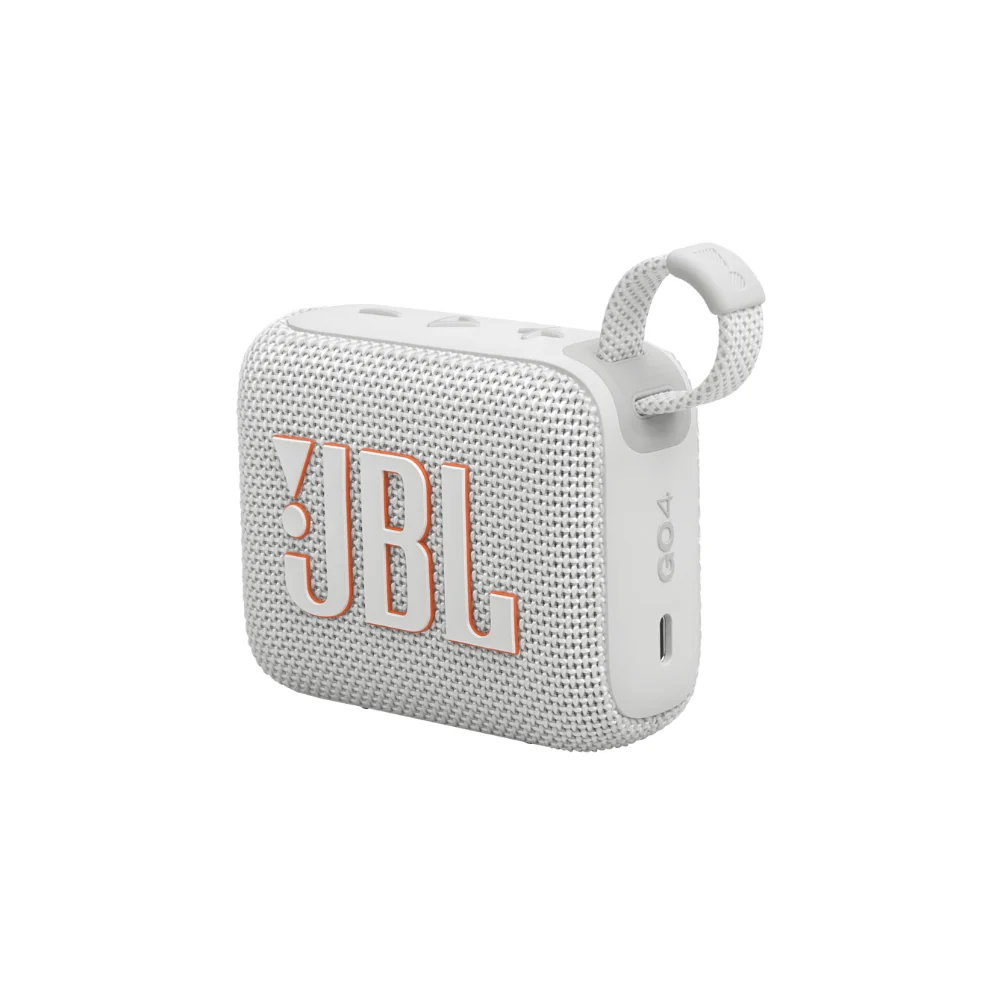 JBL Go 4 bärbar bluetooth-högtalare (vit)