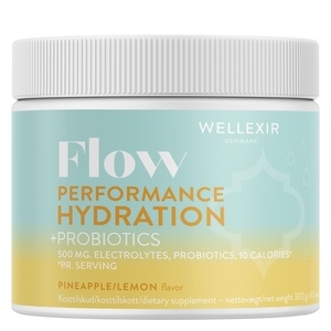 Wellexir Flow Performance Hydration+Probiotics Pineapple/Lemon 300 g