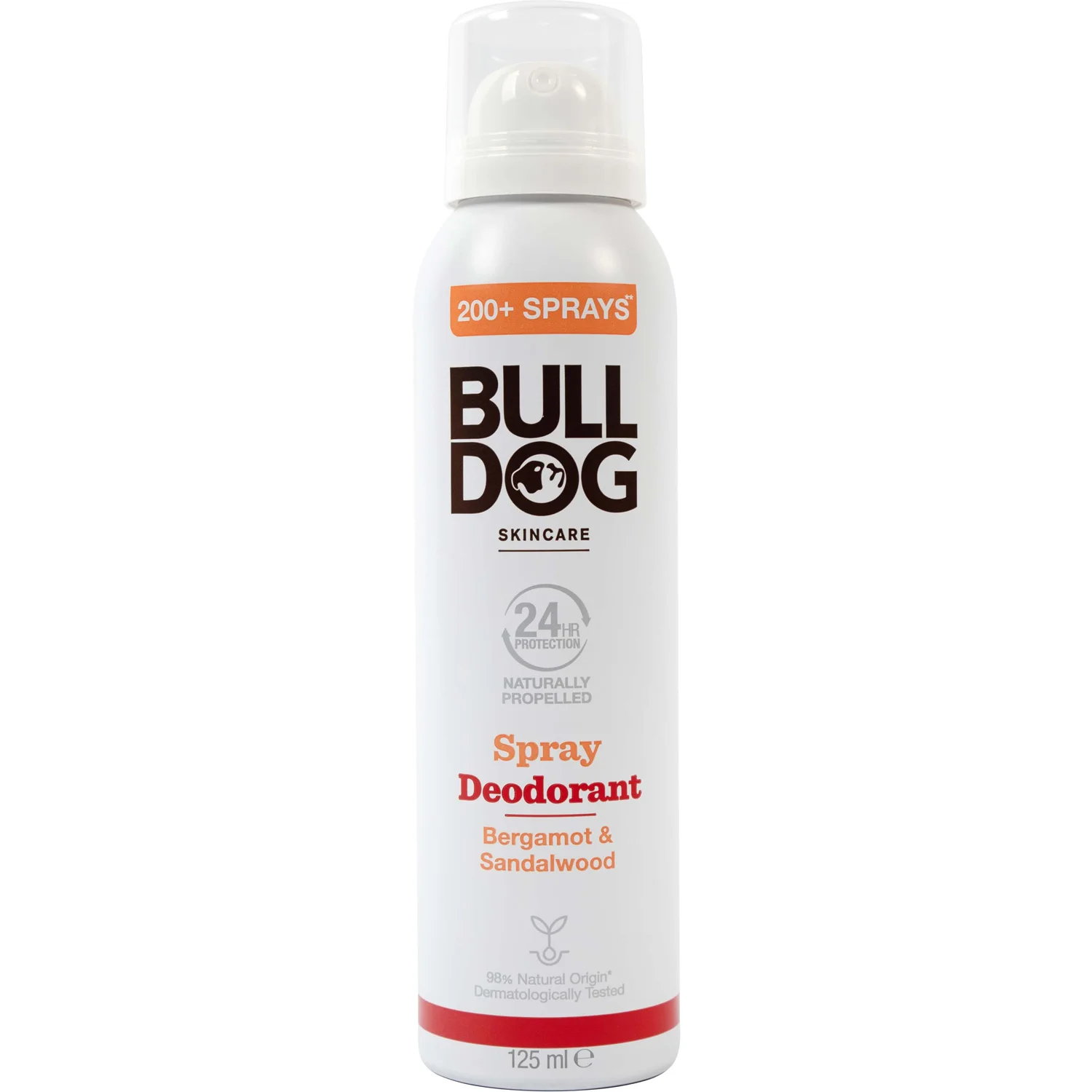 Bulldog Spray Deodorant Bergamot & Sandalwood 125 ml