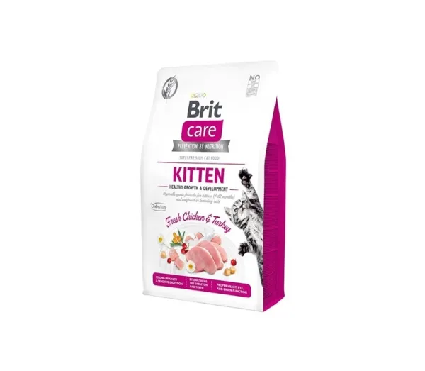 Brit Care Cat GF Kitten Healthy Growth+Development 2kg