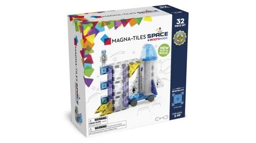 Magna-Tiles - Combo + MicroMags - Space - 32 Delar, bild 3