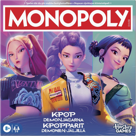 K POP Demon Hunters Monopoly (FI/SE)