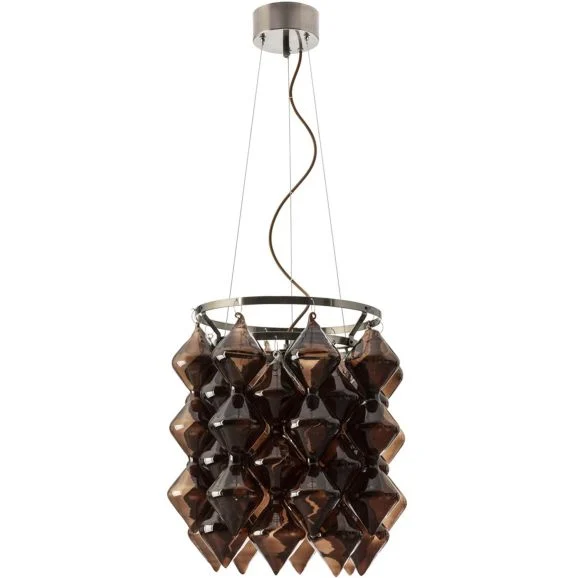 By Rydéns Gemma Ø45 cm borstad stål/brun