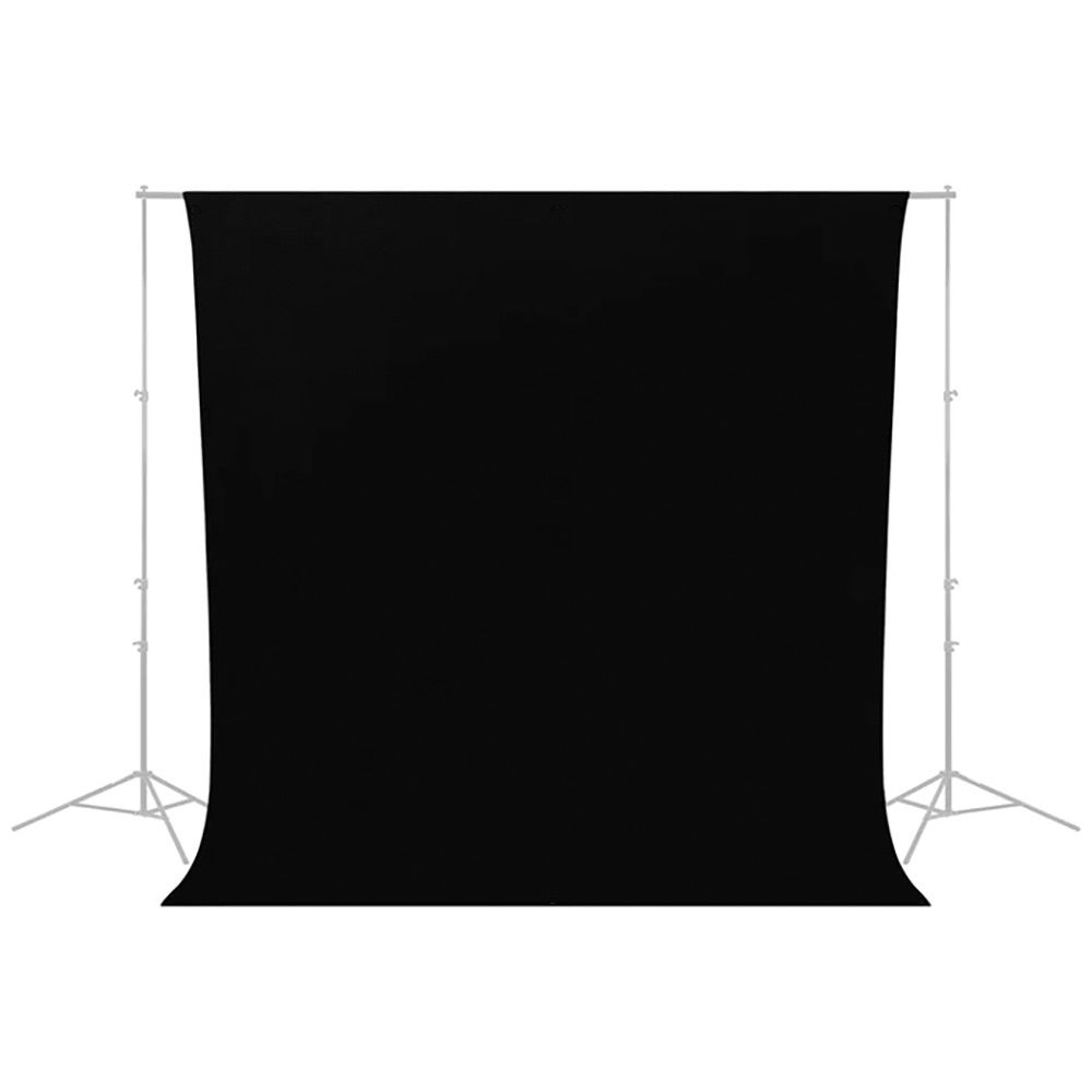 Caruba Wrinkle Resistant Backdrop Bakgrund 2.6x3m, svart