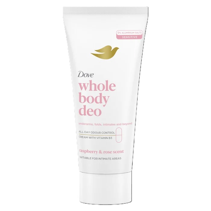 Dove Whole Body Deodorant Raspberry & Rose Deodorant Cream 75 ml