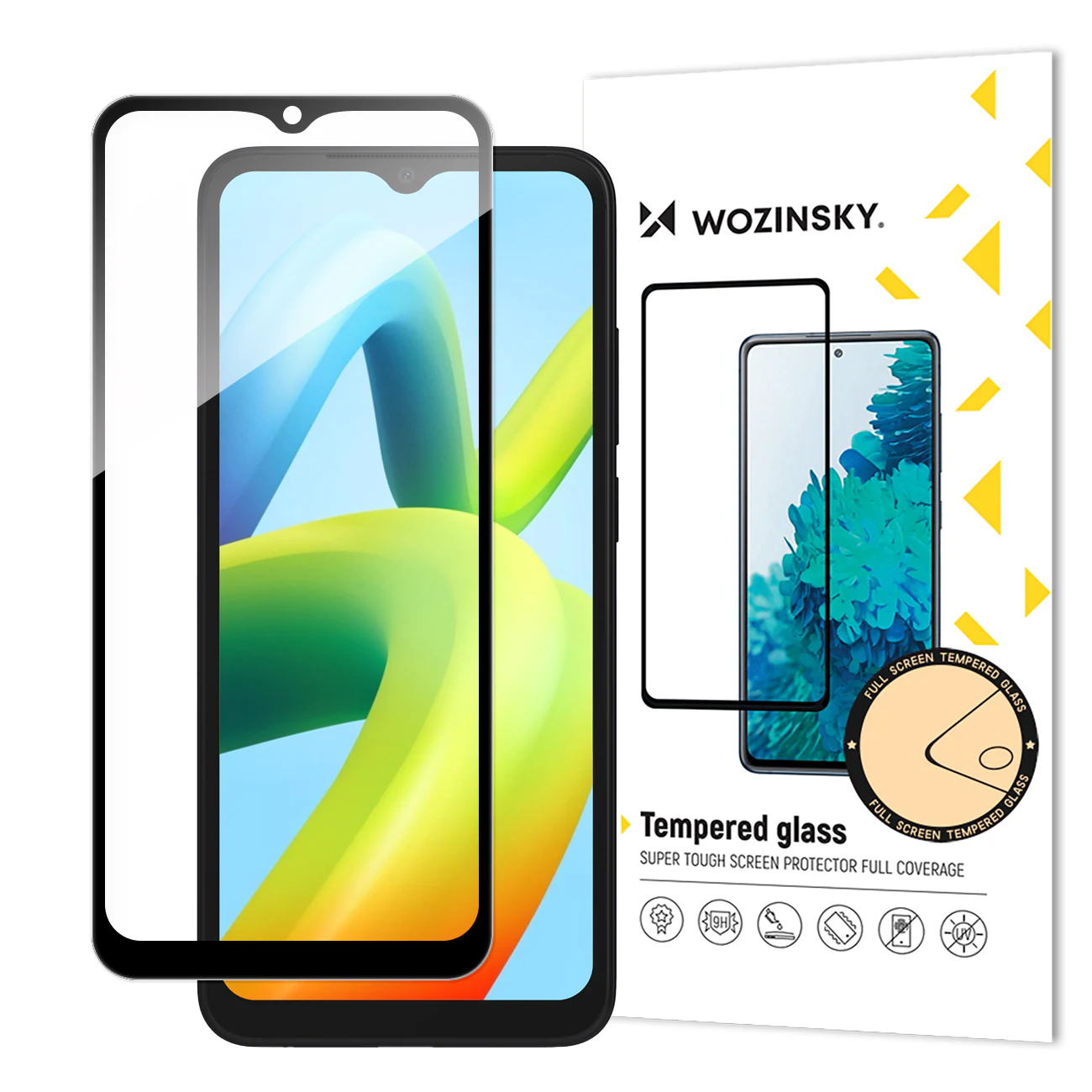 Wozinsky Fullt limhärdat glas för Xiaomi Redmi A2 / Redmi A1
