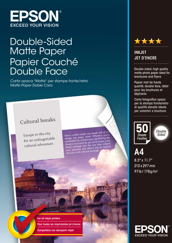 A4 Double-Sided Matt paper(50)